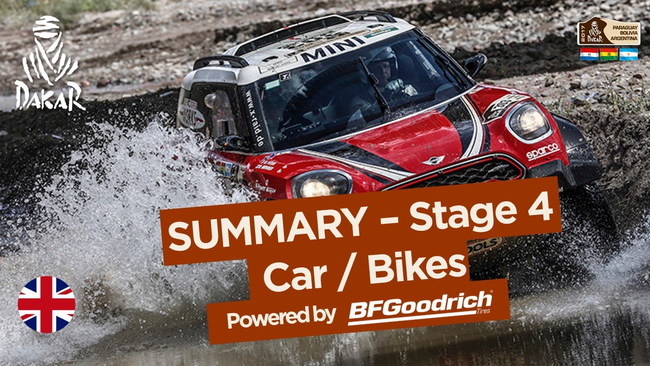 Stage 4 Summary - Car/Bike - (San Salvador de Jujuy / Tupiza) - Dakar 2017