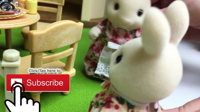 HUGE CALICO CRITTERS SURPRISE EGG TOYS Giant Town Home Holiday Gift Set Lights Up + Cute Twin Babies