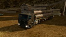 Euro Truck Simulator 2 Gameplay #5 Large Tube Transport to Szczecin IVECO STRALIS Truck