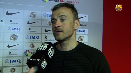 Luis Enrique: “Hemos merecido empatar”