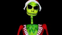 Viral Bodypaint Artist Becomes 'Nightmare Before Christmas'