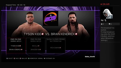WWE 17 universe mode RAW - SMACKDOWN LIVE - 205 LIVE- TOTAL DIVAS (297)