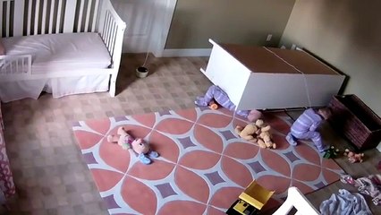 Two year old miraculously saves twin brother (full video)