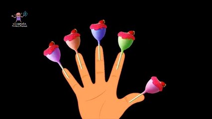 Finger Family Lollipops, Children Nursery Rhymes, Learning Kids Singing Videos