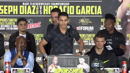 #Final1 Co-Main Event Fighter Horacio Garcia speaks at the press conference