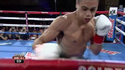 David MIJARES vs. Jason GAVINO | First Round Knockdown | #GoldenBoyBoxing