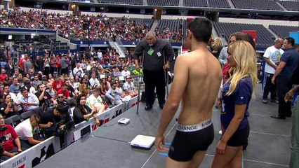 VIDEO: Sadam Ali (146.5) vs. Saul Corral (147.5 lbs) | Canelo Smith Weigh In #CaneloSmith