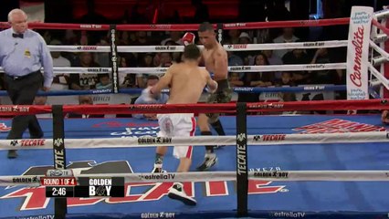 Francisco ESPARZA Knocks Down Noe MUNOZ in the first round