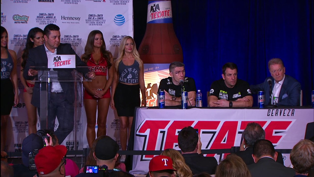 Liam Smith | Canelo Smith - Post Fight Press Conference #CaneloSmith