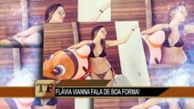 Flávia Viana revela segredo para manter a boa forma - TV Fama (03/01/2017)