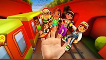 3D Subway Surfer Cheats Finger Family Rhymes | Spiderman Finger Family Nursery Rhymes For Children
