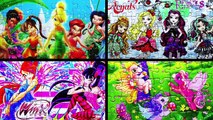 Disney Fairies Puzzle Games Tinker Bell Toys Learning Activities Rompecabezas Kids Puzzles