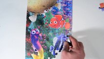 FINDING NEMO Puzzle Game Disney Pixar Rompecabezas de Nemo Kids Learning Toys Games Puzzle