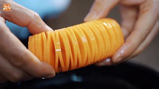 5 cách cắt tỉa cà rốt đơn giản trang trí món ăn