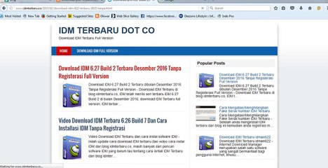 cara download internet download manager IDM 6 27 Build 2 tanpa registrasi
