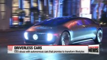 CES abuzz with autonomous cars that promise to transform lifestyles