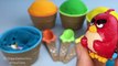 Play Doh Ice Cream Surprise Toy Masha and the Bear Angry Birds Donald Duck Zootopia Minnie Mouse