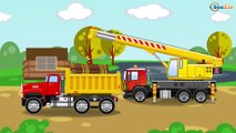 Coche de Policía y Camión de bomberos Dibujos animados - Planeta de Carros | La zona de operación