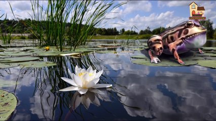 Frog Finger Family Nursery children 3d animated cartoon rhymes