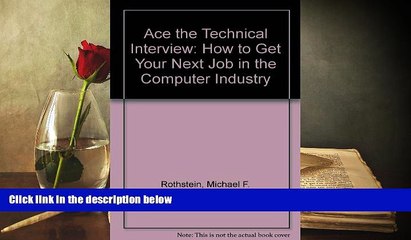 Download  Ace the Technical Interview  PDF READ Ebook