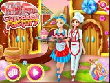 Anna And Cinderella At The Cupcakes Factory, Cooking Games, Princess Anna and Cinderella