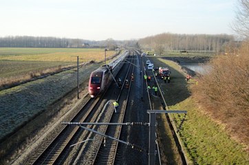 Thalys à l'arrêt