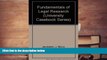 PDF [FREE] DOWNLOAD  Fundamentals of Legal Research (University Casebook Series) [DOWNLOAD] ONLINE