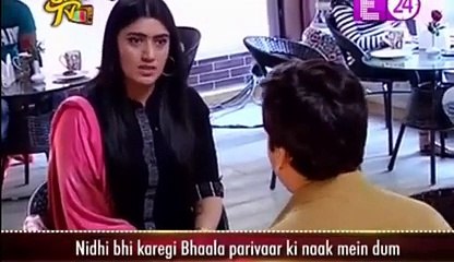 NIDHI WAPAS AGAI Yeh Hai Mohabbatein 7th January 2017