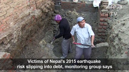 Debt traps threaten Nepal quake victims