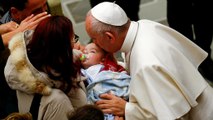 El Papa recibe a los afectados por los terremotos de Italia en 2016