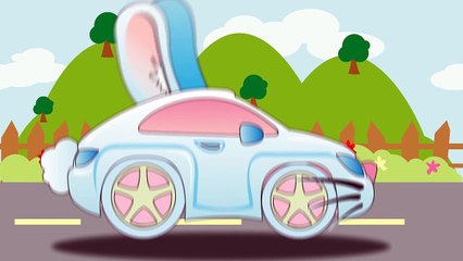 Videos for kids: Bunny Car | Cartoons for kids | ABC Song | Wheels On The Bus | Children