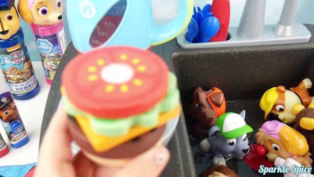 Paw Patrol Bath Soap Stovetop Kitchen Faucet Playset with Working Water Pump Surprises