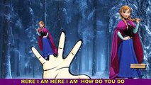 Frozen Cartoon Finger Family Rhymes For Children | Elsa Finger Family Nursery Rhymes For Kids