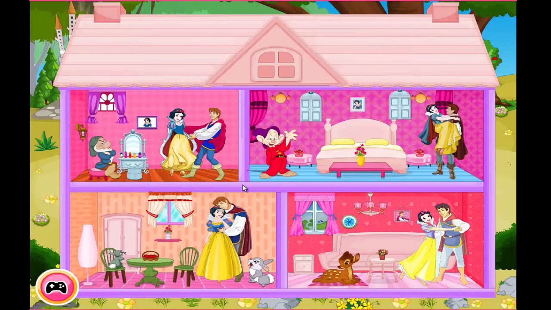 snow white doll house