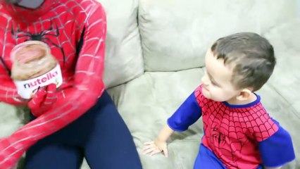 Batman Poop Colored Slime with Spiderman & Spider kid Fun Superheroes Movie In Real Life
