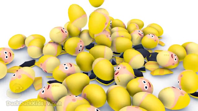 3D Flying Surprise Eggs Color Balls Toys for Kids Children to Learn Colors by Duck Duck KidsTV