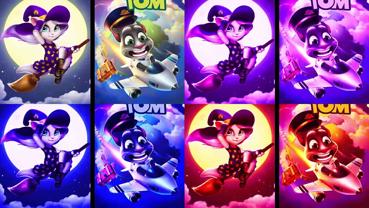 Games for Kids Learn Colors with Talking Tom Talking Angela Talking Hank Level 1 Kids Video Android