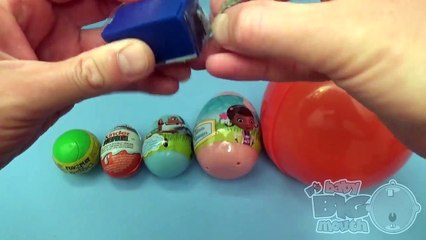 Surprise Eggs Learn Sizes from Smallest to Biggest Week! Lesson 1