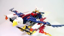 Lego Chima 70142 Eris Fire Eagle Flyer Build and review