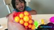 SQUISHY BALLS Mesh Slime Learn Colors and Animals Cut Open Squishy Splat Ball Toddlers and Kids Toys