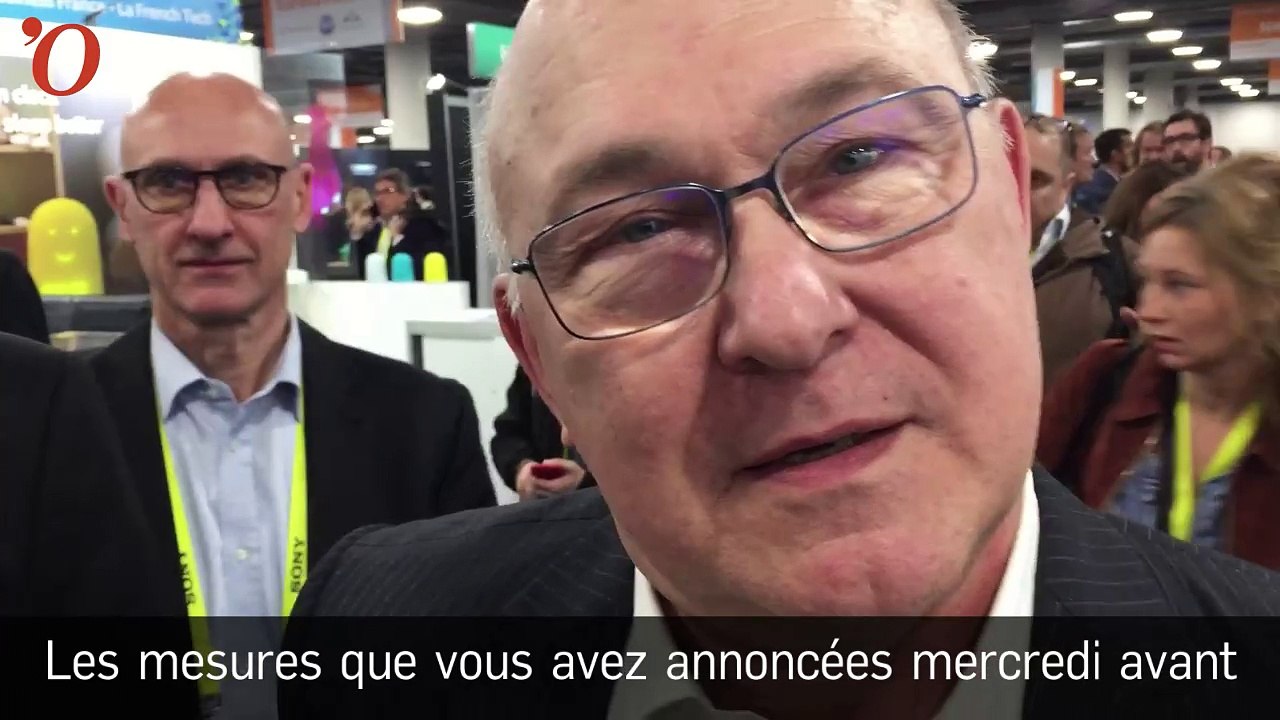 En direct du CES de Las Vegas : « nous soutenons les strat-up » explique Michel Sapin
