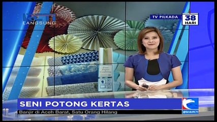 Seni Potong Kertas Hasilkan Rp100 Juta per Bulan