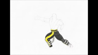 Scorpion (Mortal Kombat : Shaolin Monks) - speed drawing