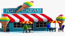 ICE CREAM | Finger Family Ice Cream | Cool Funny Finger Family | 3D Animated Nursery Rhymes