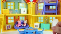 Peppa Pig Deluxe House Playset Foldable Playhouse Bandai Juguetes de Peppa Pig