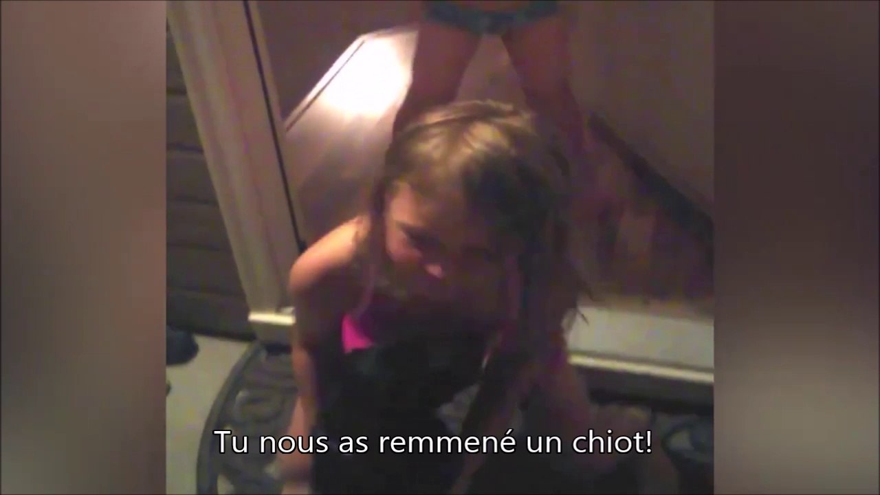Tu ramènes un chiot à tes gosses et ils te jettent dehors... Cruels les gamins!