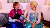 Is Spiderman SECRETLY IN LOVE with Anna! w_ Frozen Elsa Maleficent Baby Joker Girl! Superhero Fun-m