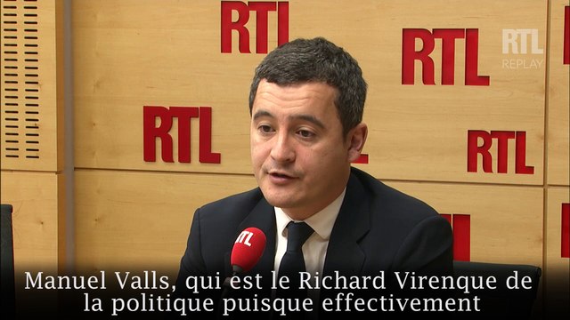 Gérald Darmanin : Manuel Valls, c'est le Richard Virenque de la politique