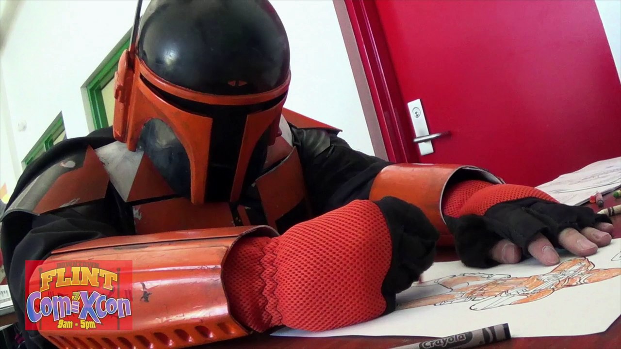 Art Time with Orange Boba Fett