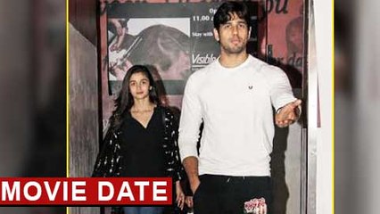Alia Bhatt & Sidharth Malhotra | Movie Date | Dangal | PVR Juhu